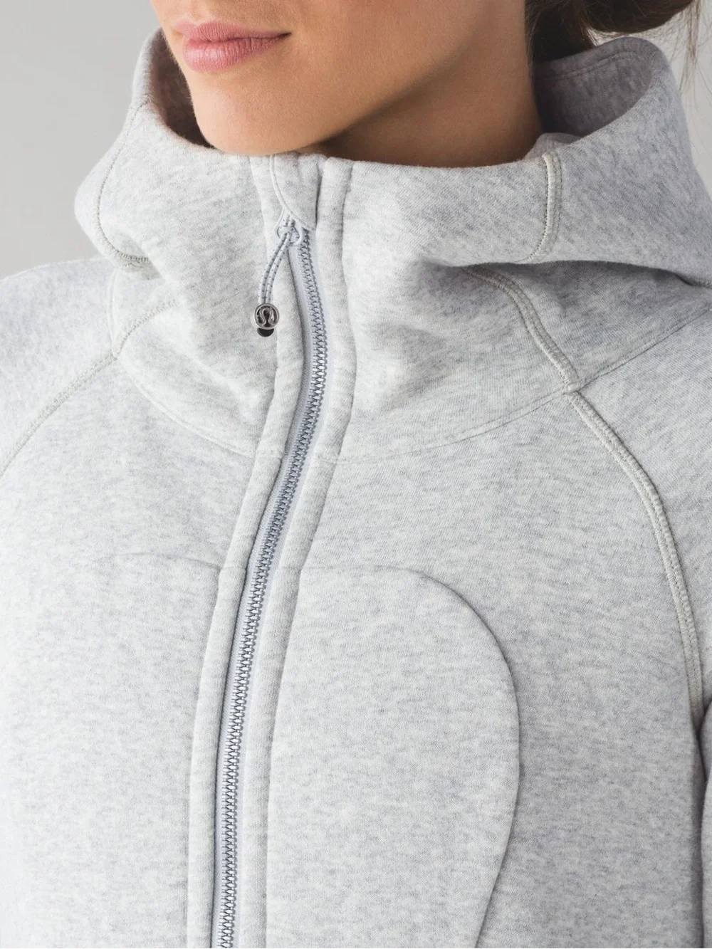 Lululemon Scuba Hoodie *Classic Cotton Fleece*, beige, size 6